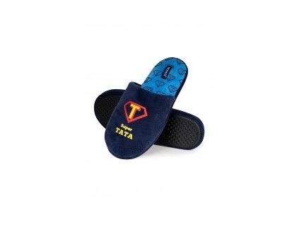 Papuče Soxo Super Tata - tmavomodrá