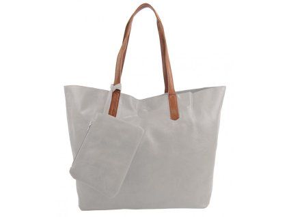 shopper damska kabelka h20233 seda