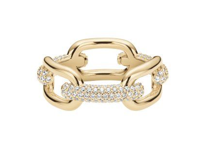 Daniel Wellington prsten ocelový Crystal Link (Velikost 60)