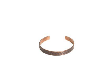 Antique Hammered Armband White Background