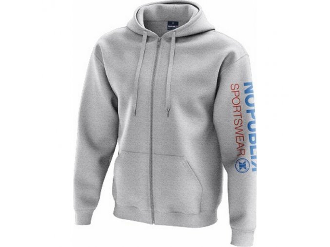 Mikina No Publik Sportswear Hood Grey