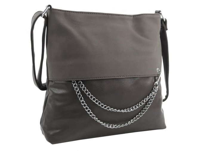 Dámska crossbody kabelka s retiazkou NH8146 šedá