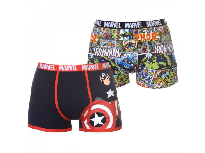 Character 2 Pack Boxers Mens (Veľkosť Medium)