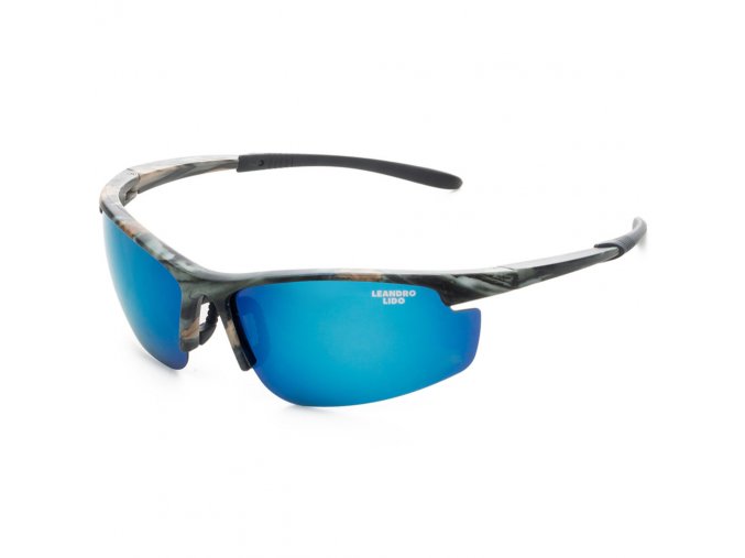LEANDRO LIDO Power Sports slnečné okuliare camo/blue