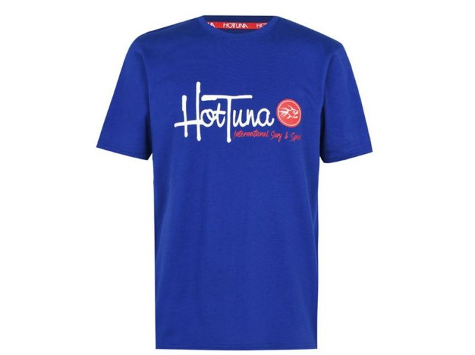 Hot Tuna Crew Pánske Tričko Modrá (Veľkosť 4XL, Farba Modrá)