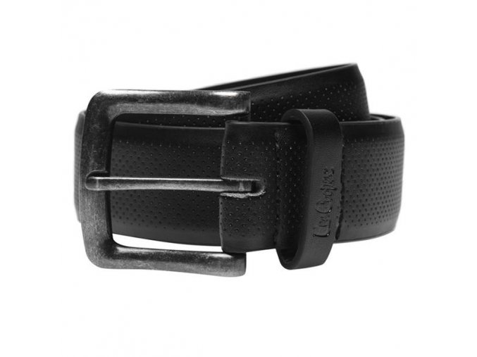 Lee Cooper Perfektný Pánsky Opasok Vzorovaný Čierny (Veľkosť S, Farba čierna)