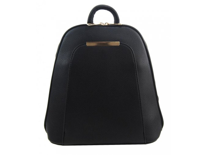 Čierny elegantný menší dámsky batôžtek / kabelka