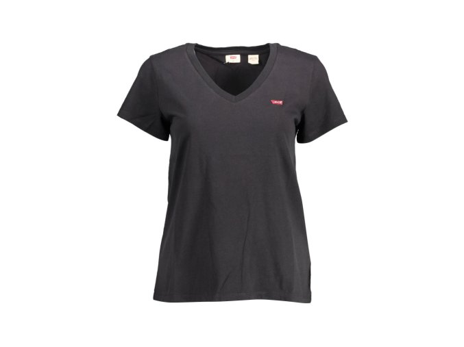 LEVI'S Perfektné Dámske Tričko Krátky Rukáv Čierna