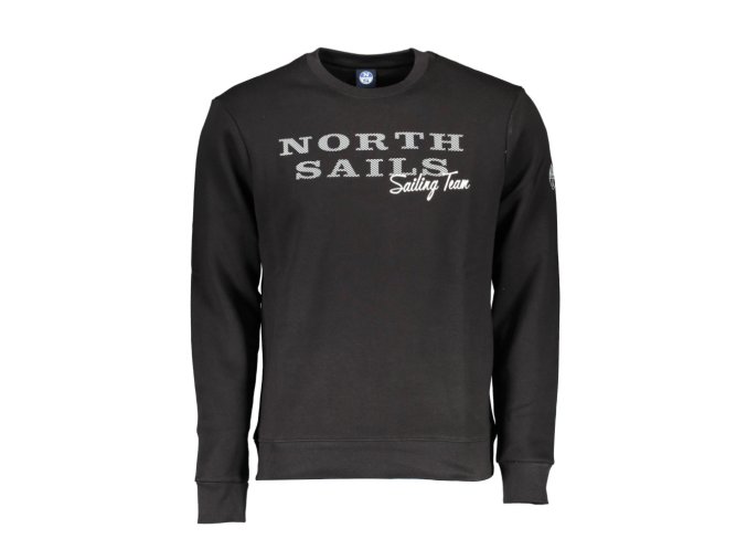 North Sails Perfektná Pánska Mikina Čierna