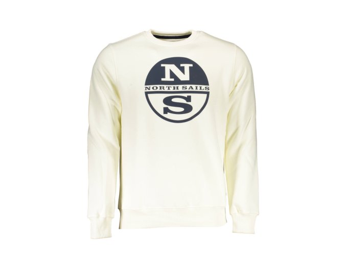 North Sails Perfektná Pánska Mikina Biela