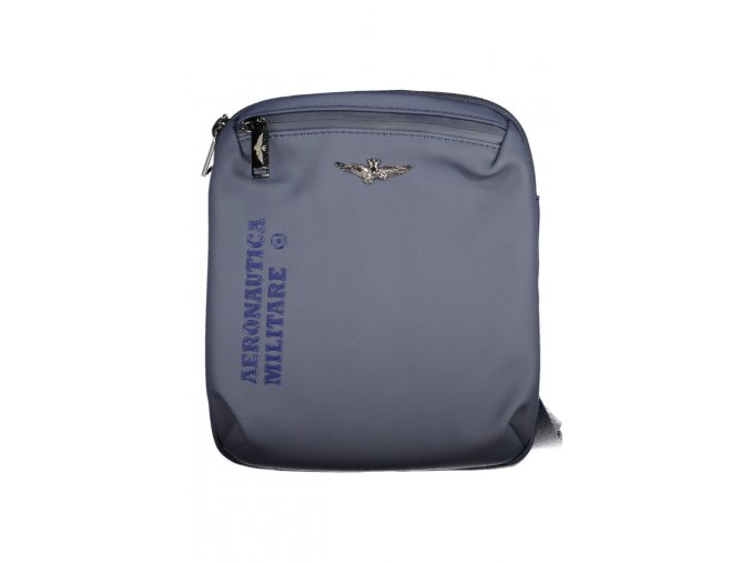 AERONAUTICA MILITARE Praktická Pánska Crossbody Taška 18X21X4cm Modrá