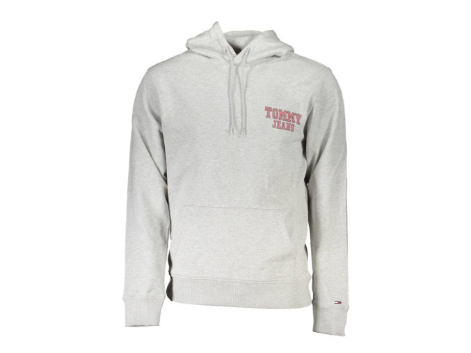 Pánska Mikina bez zipsu Tommy Hilfiger Šedá (Veľkosť M, Farba šedá)
