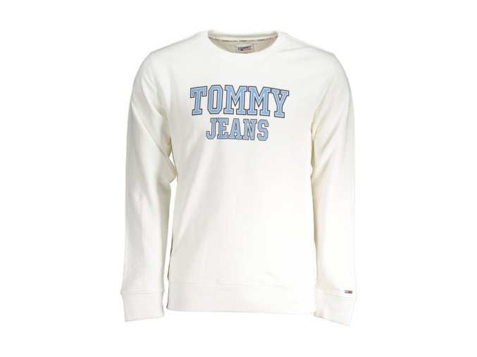 Tommy Hilfiger Perfektná Pánska Mikina Biela (Veľkosť XL, Farba Biela)