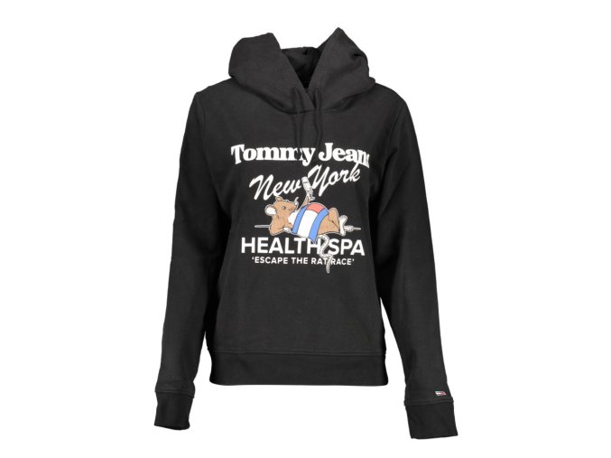Tommy Hilfiger Perfektná Dámska Mikina Čierna (Veľkosť M, Farba čierna)