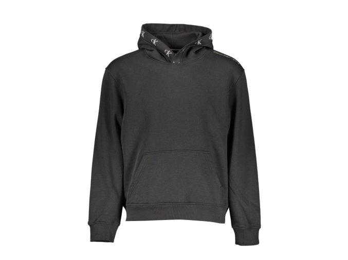 Pánska Mikina bez zipsu Calvin Klein Čierna (Veľkosť S, Farba čierna)