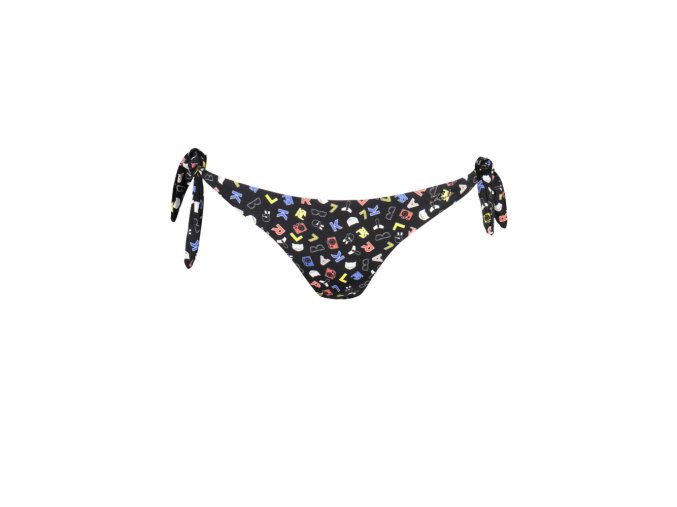KARL LAGERFELD BEACHWEAR Perfektné Dámske Plavky Spodný diel Čierna (Veľkosť XS, Farba čierna)