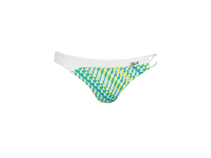 KARL LAGERFELD BEACHWEAR Perfektné Dámske Plavky Spodný diel Zelená (Veľkosť XS, Farba zelená)