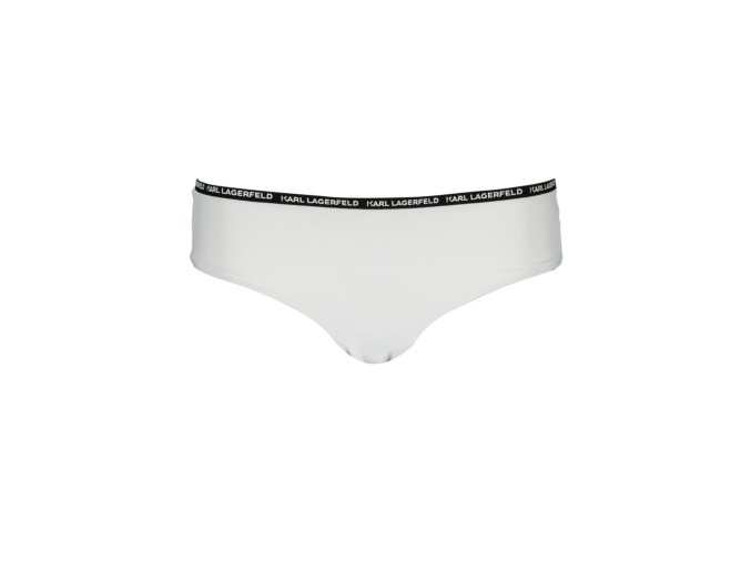 KARL LAGERFELD BEACHWEAR Perfektné Dámske Plavky Spodný diel Biela (Veľkosť XS, Farba Biela)