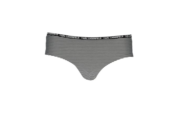 KARL LAGERFELD BEACHWEAR Perfektné Dámske Plavky Spodný diel Čierna (Veľkosť XS, Farba čierna)