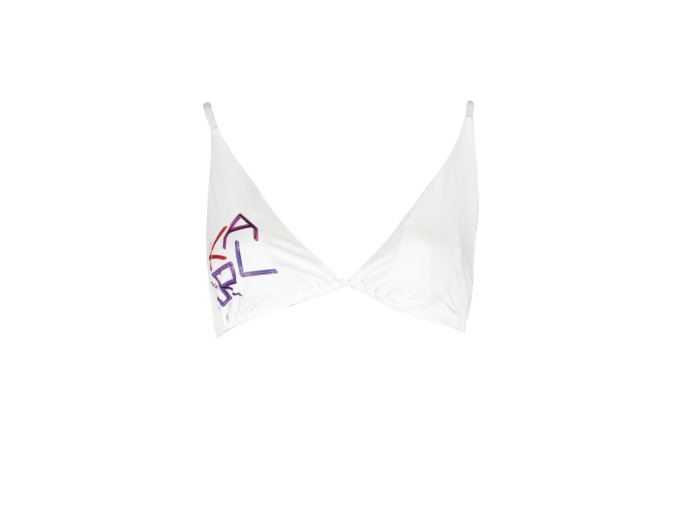 KARL LAGERFELD BEACHWEAR Perfektné Dámske Plavky Vrchný diel Biela (Veľkosť XS, Farba Biela)