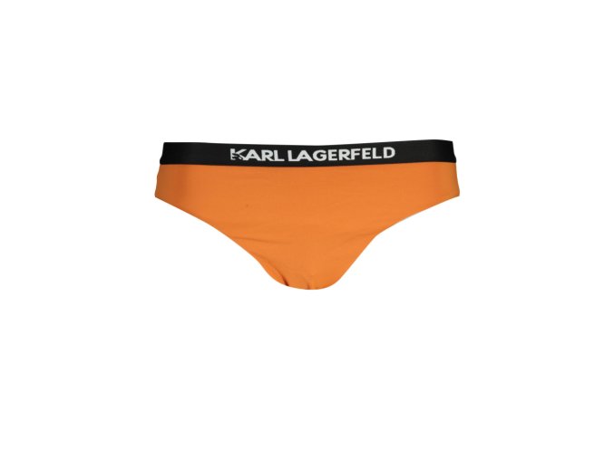 KARL LAGERFELD BEACHWEAR Perfektné Dámske Plavky Spodný diel Oranžová (Veľkosť XS, Farba oranžová)
