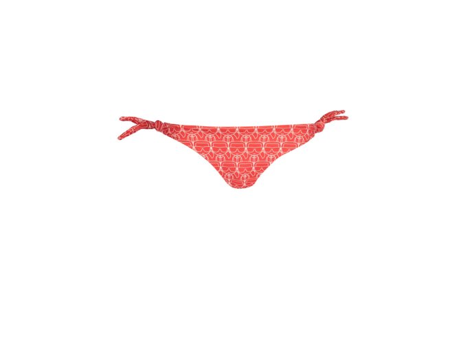 KARL LAGERFELD BEACHWEAR Perfektné Dámske Plavky Spodný diel Červená (Veľkosť XS, Farba červená)