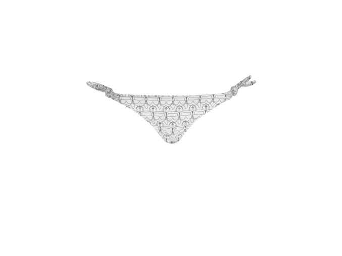 KARL LAGERFELD BEACHWEAR Perfektné Dámske Plavky Spodný diel Biela (Veľkosť XS, Farba Biela)