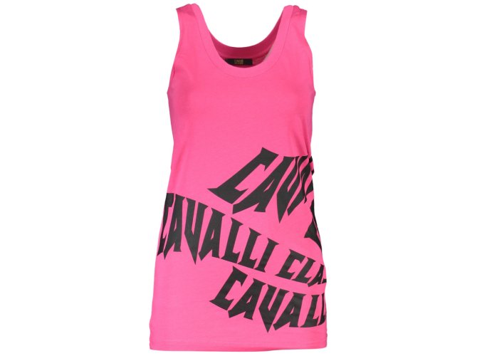 CAVALLI CLASS Perfektný Dámsky Top Ružová
