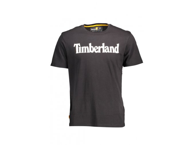 Timberland Perfektné Pánske Tričko Krátky Rukáv Čierna