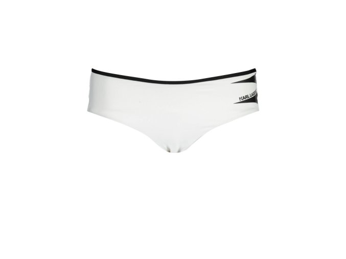 KARL LAGERFELD BEACHWEAR Perfektné Dámske Plavky Spodný diel Biela (Veľkosť XS, Farba Biela)