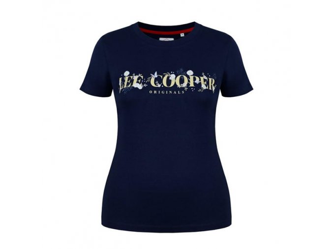 Lee Cooper Dámske Tričko Tmavo Modré