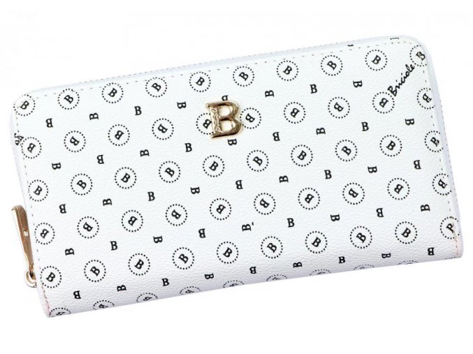 Briciole praktická biela dámska peňaženka s motívom