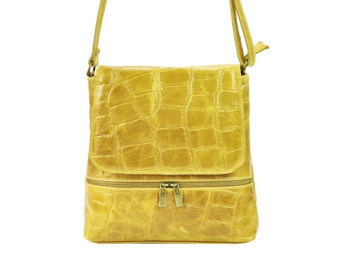 kozena damska crossbody kabelka tr189 gi zluta