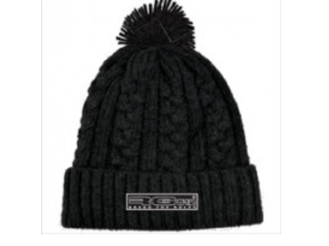 RG512 Perfektná Pánska Zimná Čiapka čierna (Farba čierna)