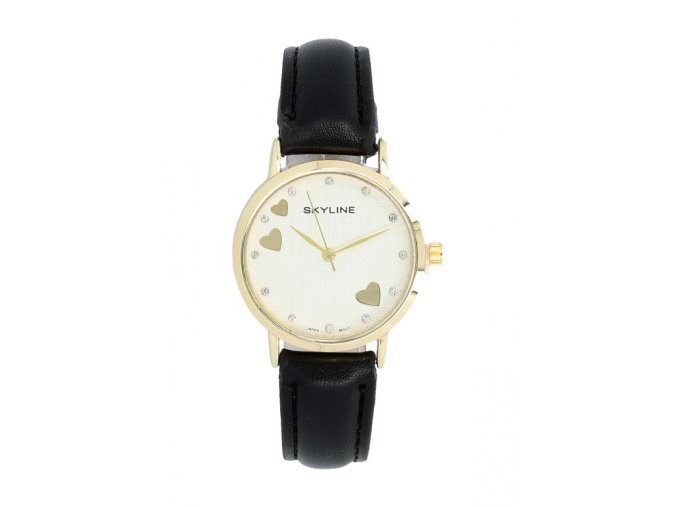 Náramkové dámske hodinky s kamienkami Skyline Quartz 9300-7