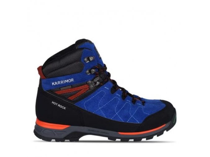 Karrimor Hot Rock Perfektná Pánska Turistická Vysoká Obuv modrá (Veľkosť 39, Farba modrá)
