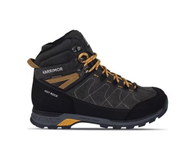 Karrimor Hot Rock Perfektná Pánska Turistická Vysoká Obuv šedá (Veľkosť 39, Farba šedá)