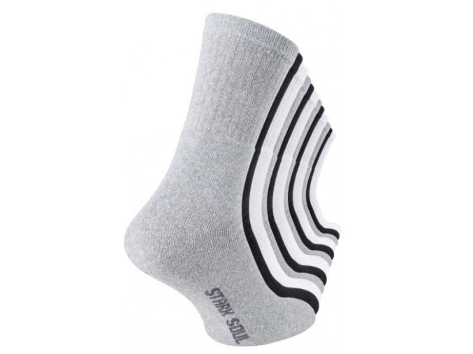 Stark Soul® Retro Look Perfektné Pánske Tenisové Ponožky 3 páry mix farieb (Veľkosť 39 - 42, Farba Červená)