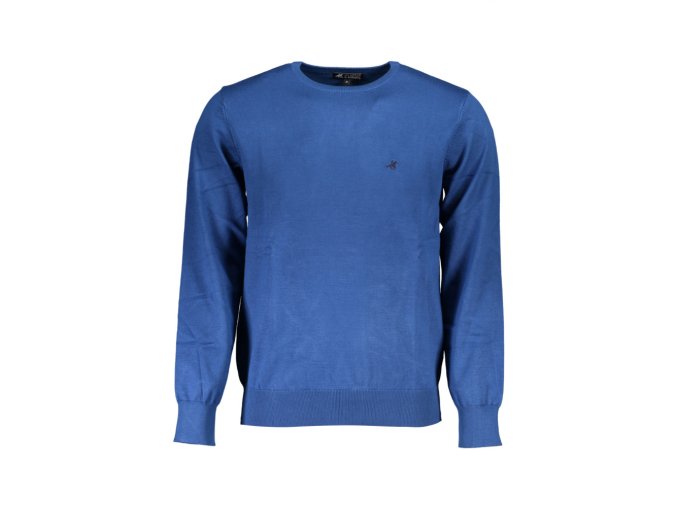 U.S. GRAND POLO Štýlový Pánsky Pulóver Modrá (Veľkosť 2XL, Farba modrá)