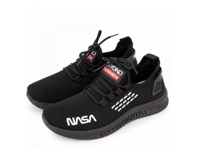 NASA Pánske Štýlové Tenisky CSK2065-10 čierne (Veľkosť 40, Farba čierna)