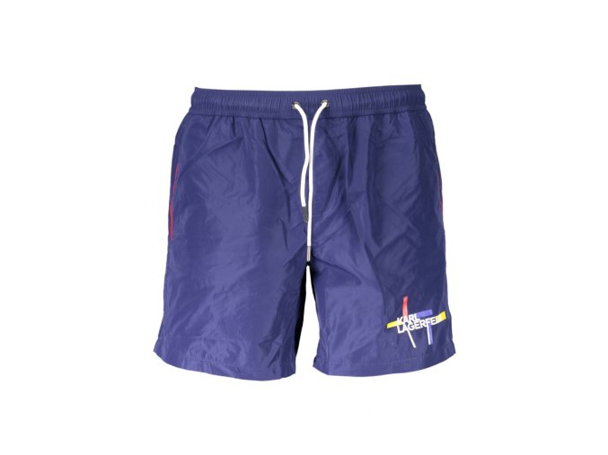 KARL LAGERFELD BEACHWEAR Perfektné Pánske Plavky Modrá (Veľkosť S, Farba modrá)