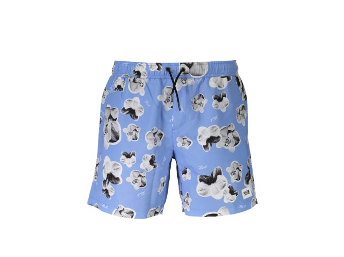 KARL LAGERFELD BEACHWEAR Perfektné Pánske Plavky Svetlo modrá (Veľkosť S, Farba modrá)