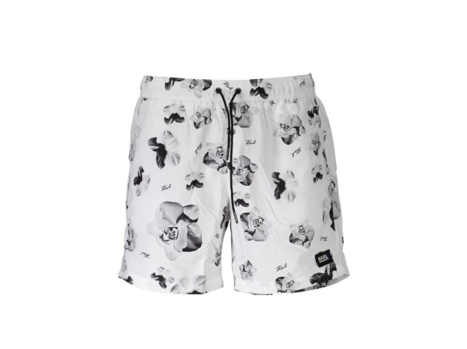 KARL LAGERFELD BEACHWEAR Perfektné Pánske Plavky Biela (Veľkosť S, Farba Biela)