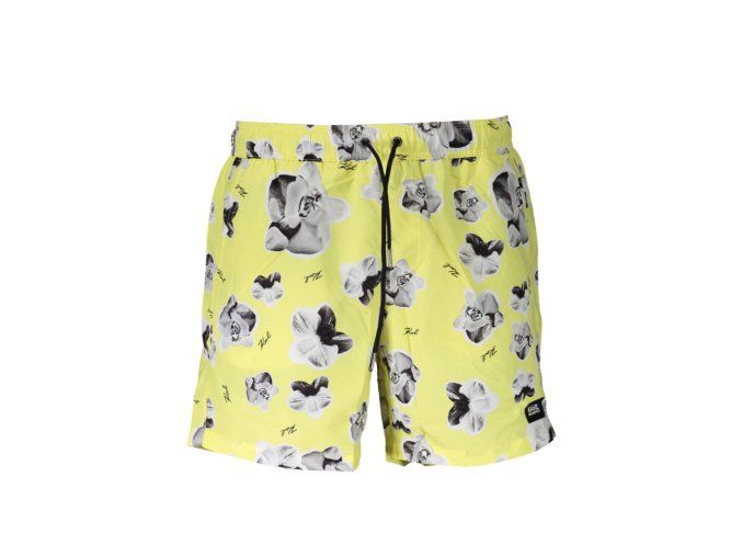 KARL LAGERFELD BEACHWEAR Perfektné Pánske Plavky Žltá (Veľkosť S, Farba žltá)