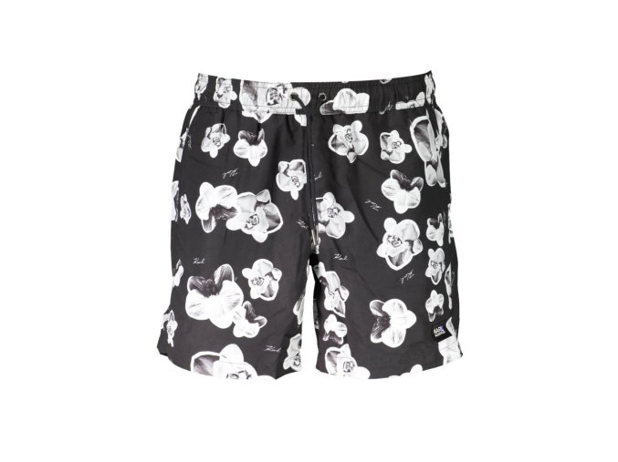 KARL LAGERFELD BEACHWEAR Perfektné Pánske Plavky Čierna (Veľkosť S, Farba čierna)