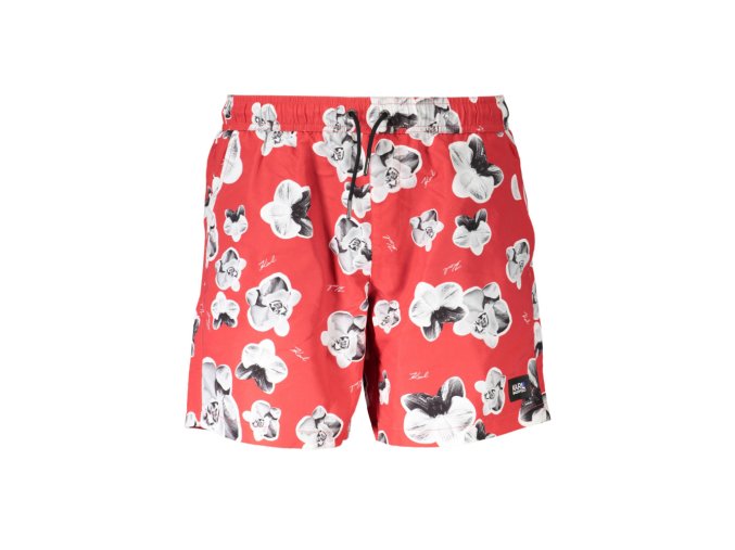 KARL LAGERFELD BEACHWEAR Perfektné Pánske Plavky Červená (Veľkosť S, Farba červená)