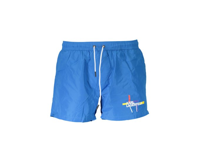 KARL LAGERFELD BEACHWEAR Perfektné Pánske Plavky Svetlo modrá (Veľkosť S, Farba modrá)