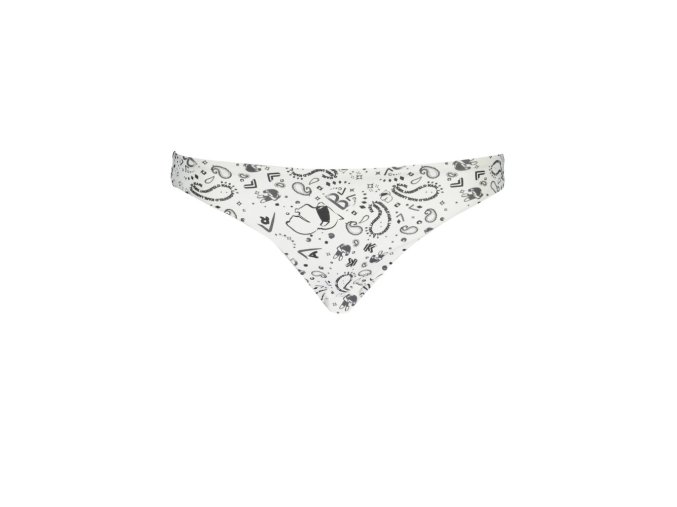 KARL LAGERFELD BEACHWEAR Perfektné Dámske Plavky Spodný diel Biela (Veľkosť XS, Farba Biela)