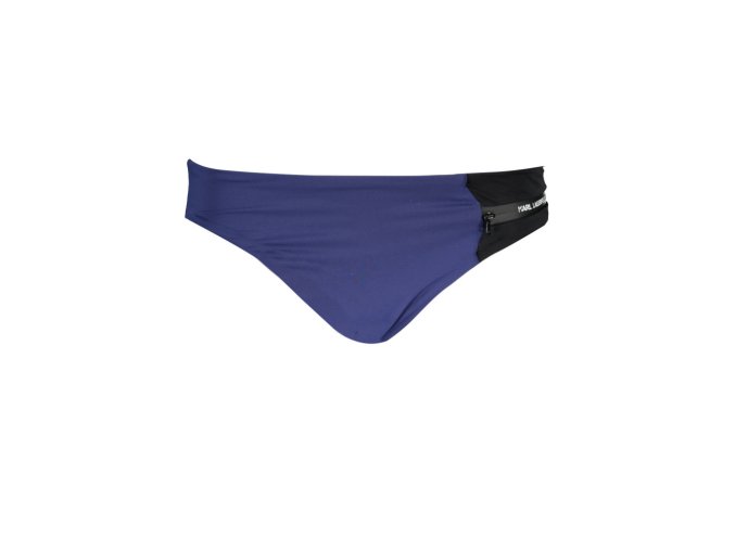 KARL LAGERFELD BEACHWEAR Perfektné Dámske Plavky Spodný diel Modrá (Veľkosť XS, Farba modrá)