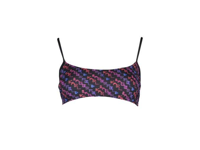 KARL LAGERFELD BEACHWEAR Perfektné Dámske Plavky Vrchný diel Čierna (Veľkosť XS, Farba čierna)